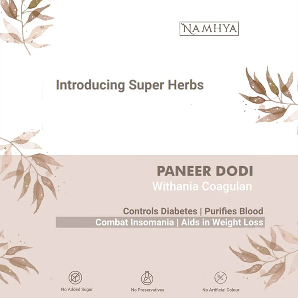 Namhya Paneer Dodi for Diabetics