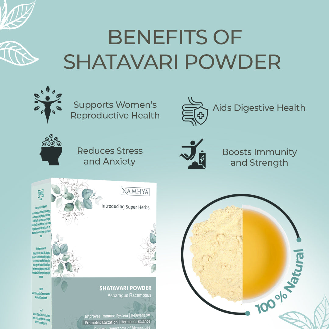 Namhya Yellow Shatavari Powder for Women's Health