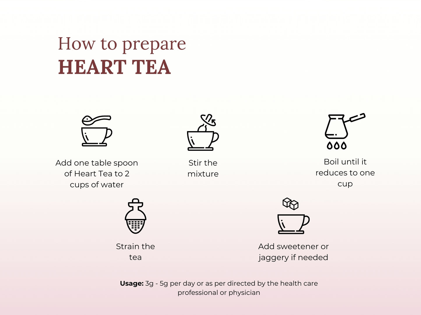Namhya Heart Tea - For High BP, Cholesterol and Overall Heart Health