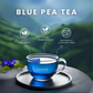 Namhya Blue Pea Tea | 28-Day Ayurvedic Blend for Stress Relief, Better Sleep & Antioxidant Boost | Sip – Calm – Glow