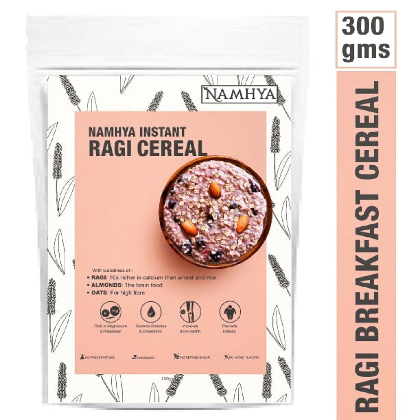 Namhya Ragi Instant Breakfast Cereal(No Preservatives)