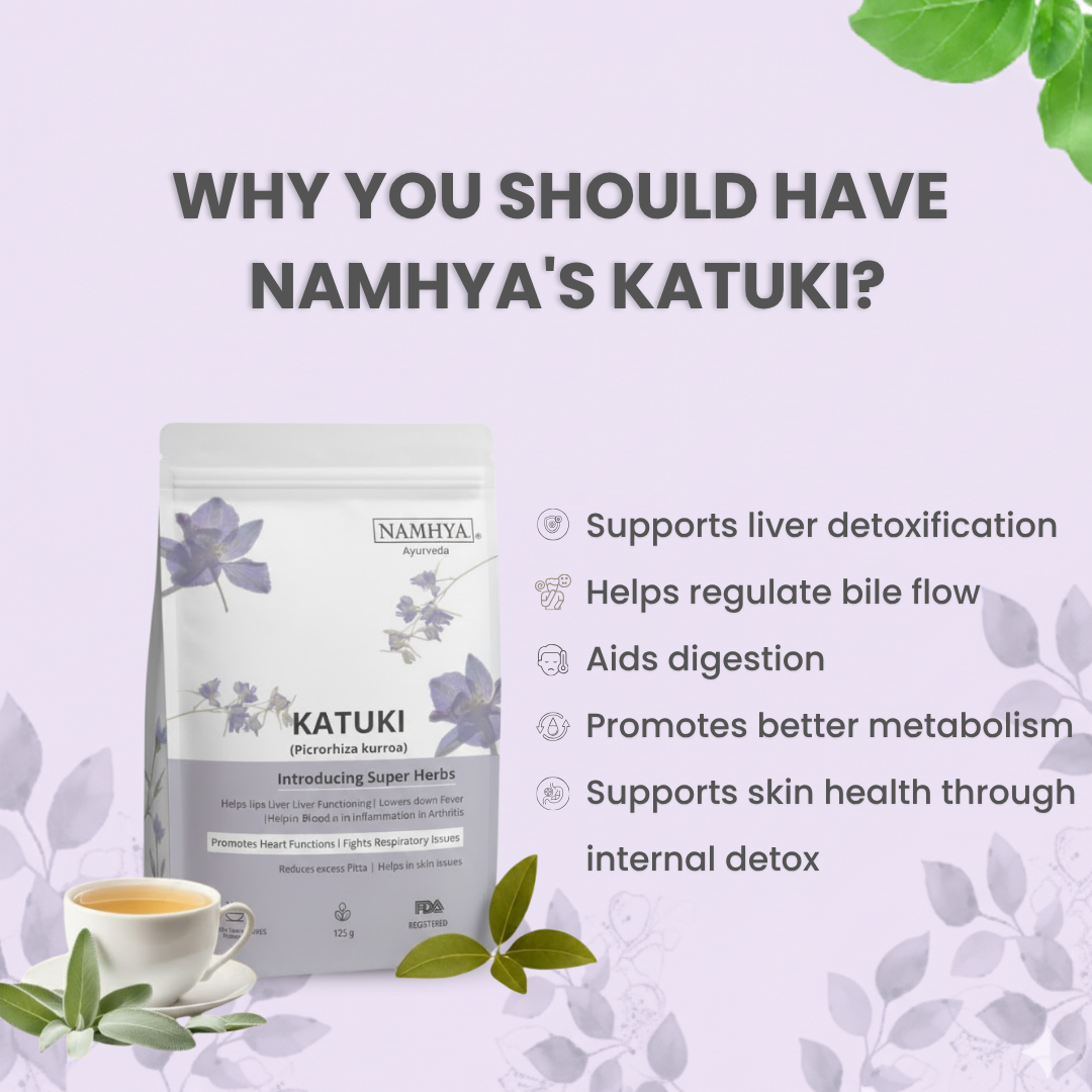 Namhya Katuka (Kutki) Powder (100g) - Liver Issues & Weight Loss