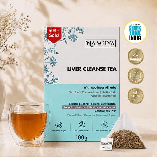Liver Cleanse Tea | Milk Thistle + Ayurvedic Cleanse for Cholesterol & Fatty Liver | Sip - Cleanse - Renew