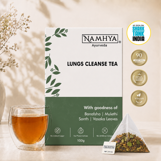 Namhya Lungs Cleanse Tea For Cold, Cough and Chest Congestion