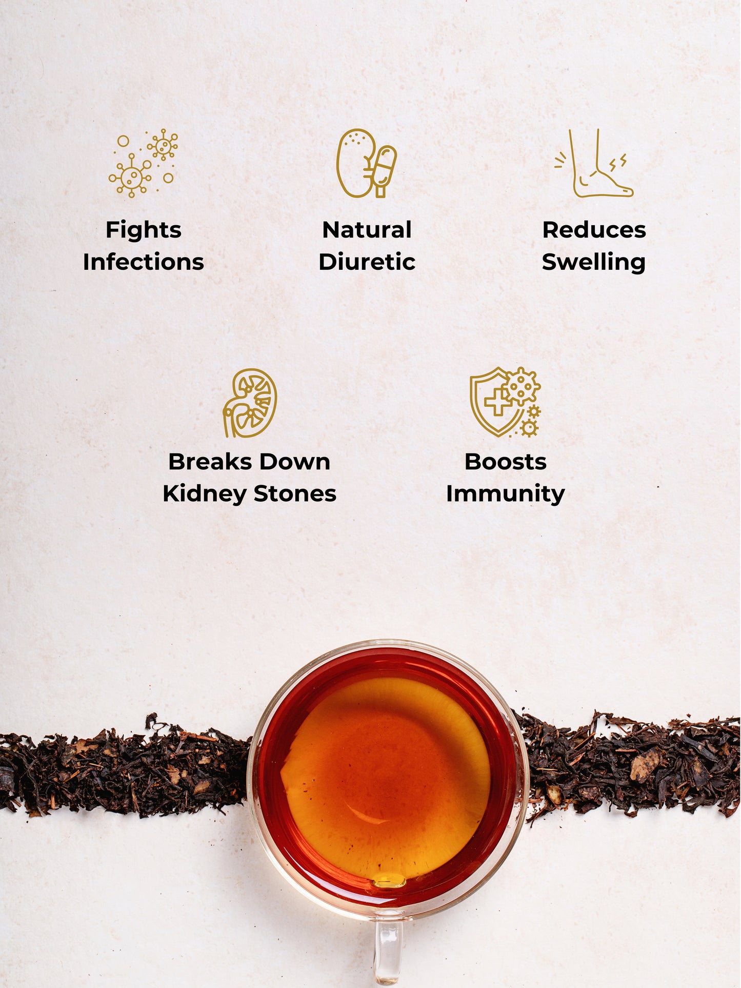 Namhya Kidney Cleanse Tea | 28-Day Ayurvedic Blend for Kidney Detox, Stone Shield & Water-Weight Relief | Sip – Flush – Revive