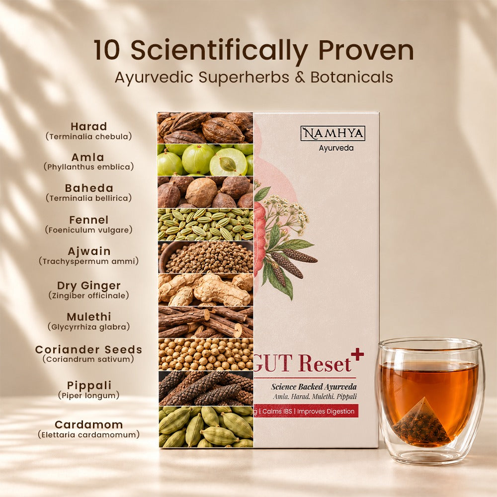 Namhya GUT Reset+ |  Eases Bloating | Calms IBS | Improves Digestion