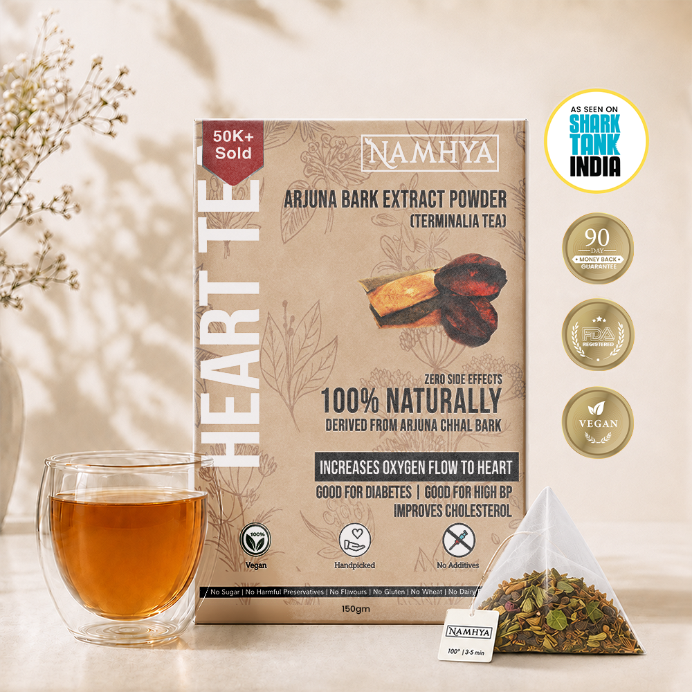 Namhya Heart Tea - For High BP, Cholesterol and Overall Heart Health