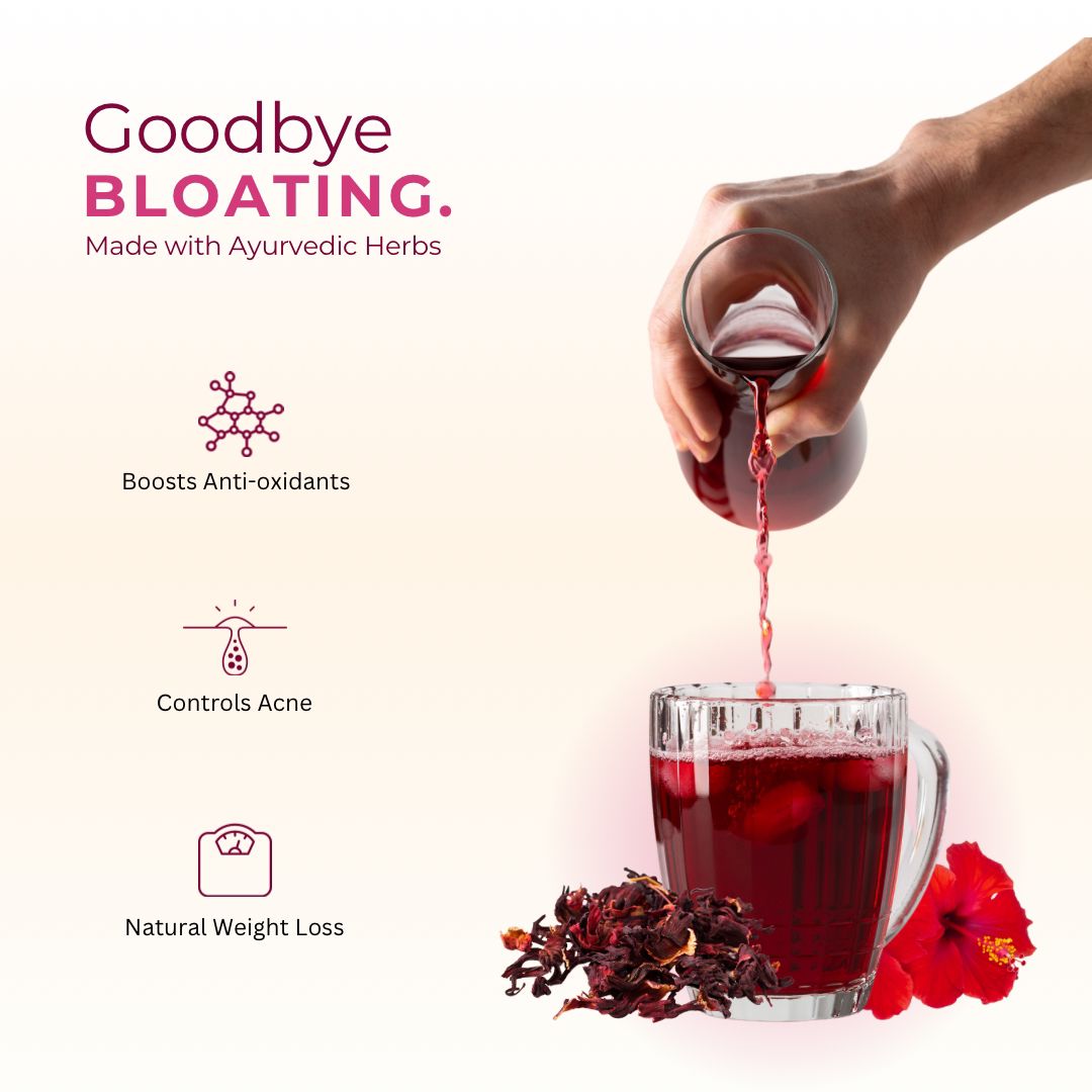 Namhya Hibiscus Tea | Premium Quality | Boost of Antioxidants| Flower Herbal Tea| 20 Tea Bags