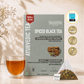 Namhya Ayurvedic Spiced Black Tea, spiced black tea, Ashwagandha, Brahmi, cinnamon, fresh rose petals, Indian spiced tea, herbal black tea blend, premium tea bags, 30 tea bags, 100g