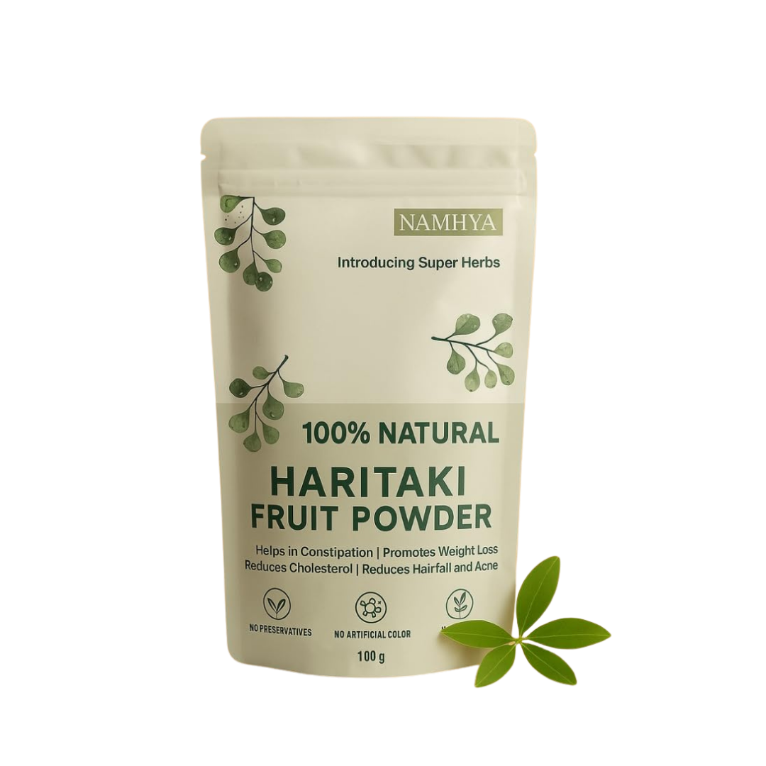 Namhya Haritaki or Harad (100g X 2) - for Good Immunity  and Digestion (Pack of 2)