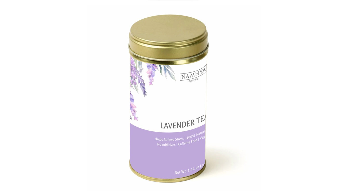 Namhya Pure Lavender Tea | Premium Quality | Stress and anxiety support | Good Sleep | 20 Tea Bags