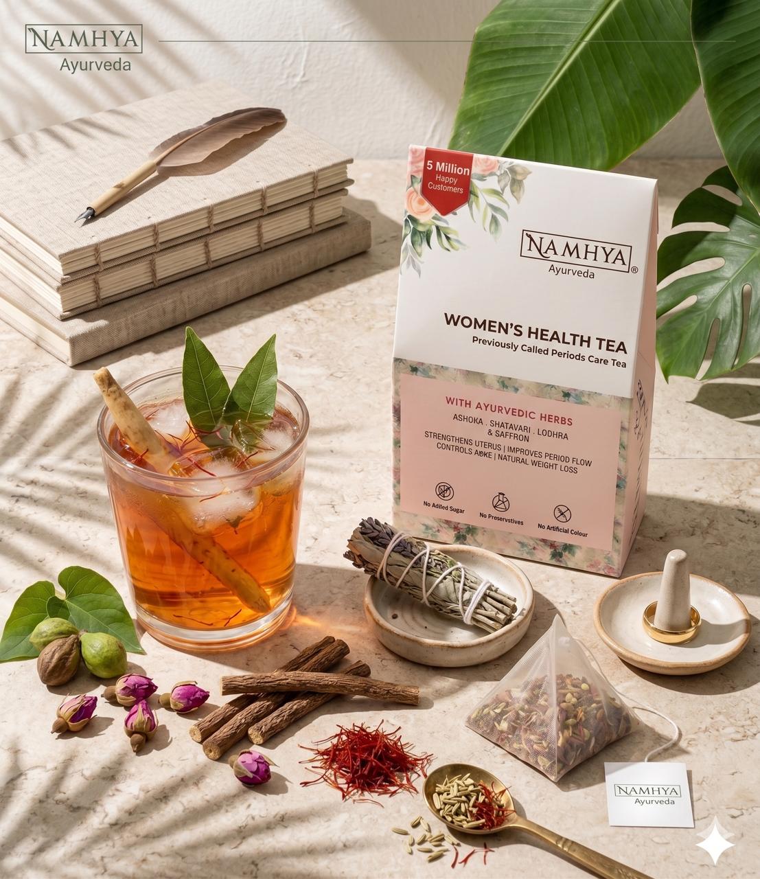 Namhya Women's Health Tea(Formerly Called Period Care Tea for PCOS & PCOD)