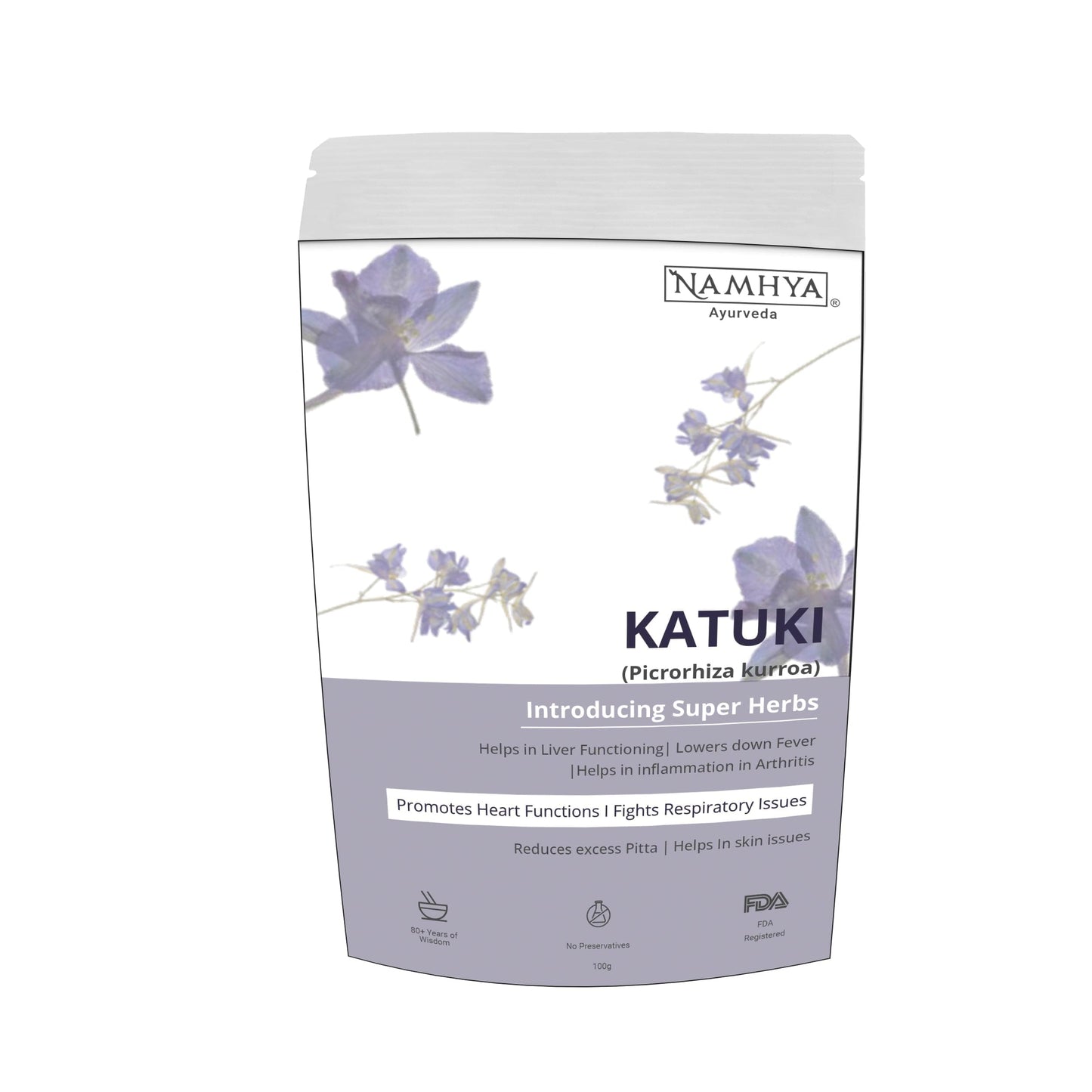 Namhya Katuka (Kutki) Powder (100g) - Liver Issues & Weight Loss
