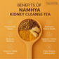 Namhya Kidney Cleanse Tea | 28-Day Ayurvedic Blend for Kidney Detox, Stone Shield & Water-Weight Relief | Sip – Flush – Renew